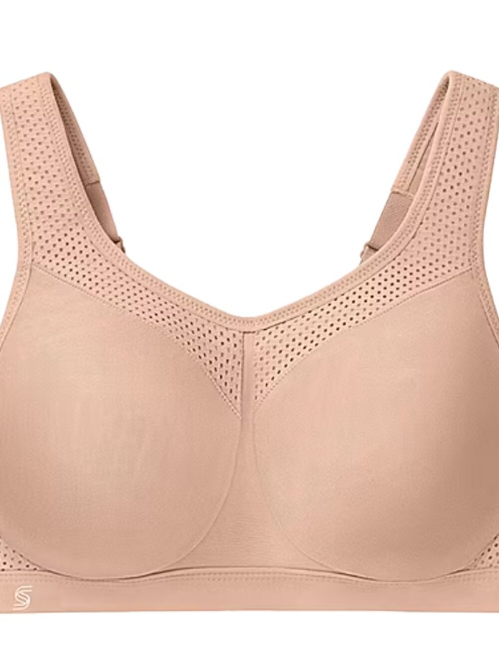 NWOT Glamorise High Impact Wonderwire Sports Underwire Bra 36D Cafe Style 9066